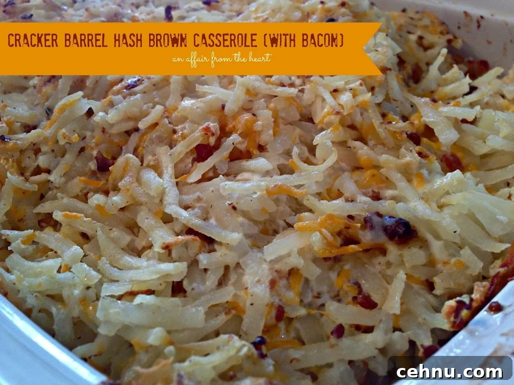Copycat Cracker Barrel Hash Brown Casserole with Bacon 2 img 36 1
