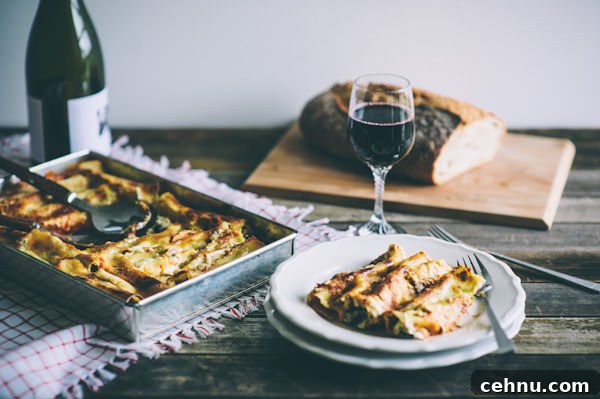 Creamy Spinach and Ricotta Cannelloni Recipe 5 Italian food cannelloni with spinach and ricotta