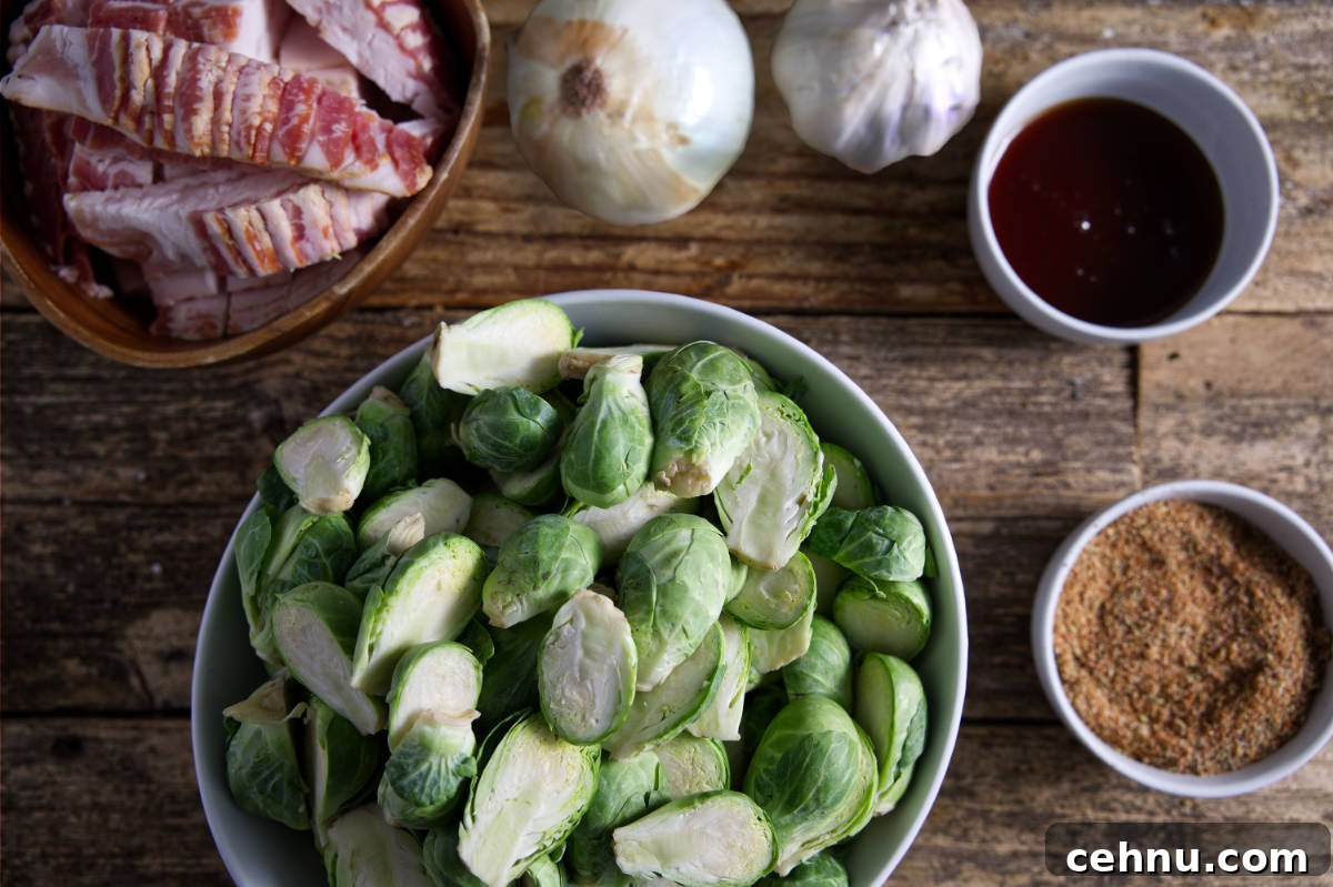 Crispy Smoked Brussels Sprouts Recipe 4 ingredients for smoked brussels sprouts