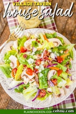 Plate of fresh salad