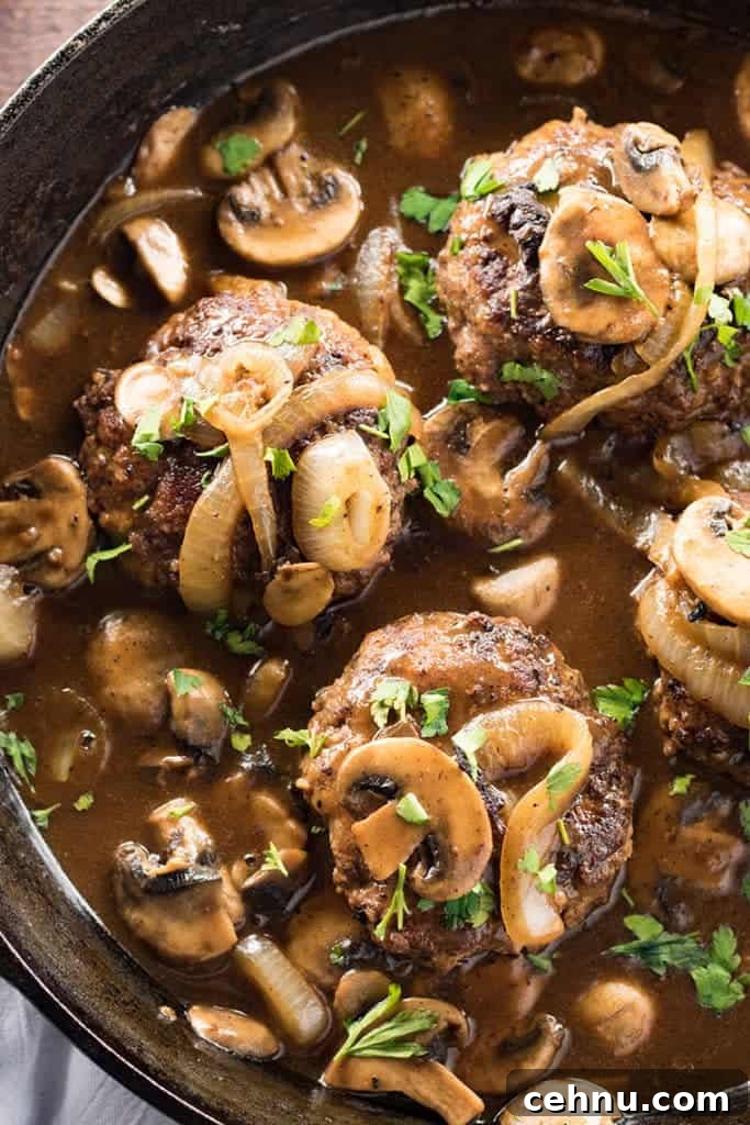 How to make chopped steaks with gravy