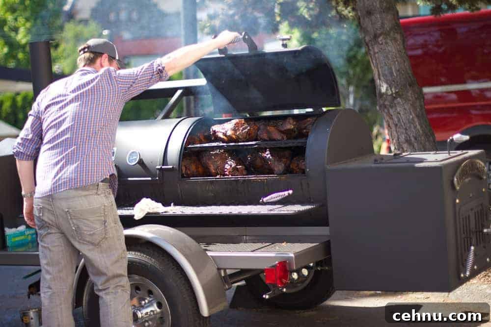 Smoked Pork Butt Recipe for Tender, Juicy Pulled Pork 3 Cooking many pork butts on a smoker for catering