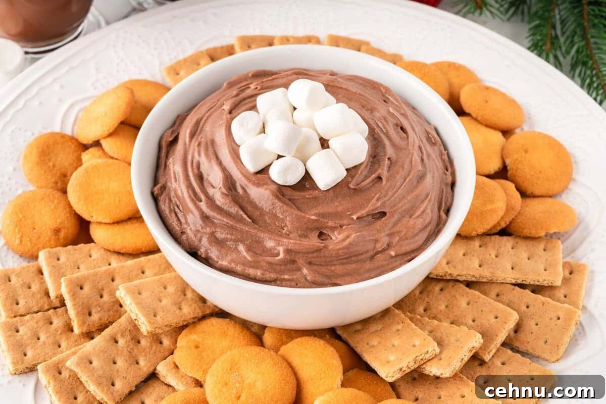 hot chocolate dip