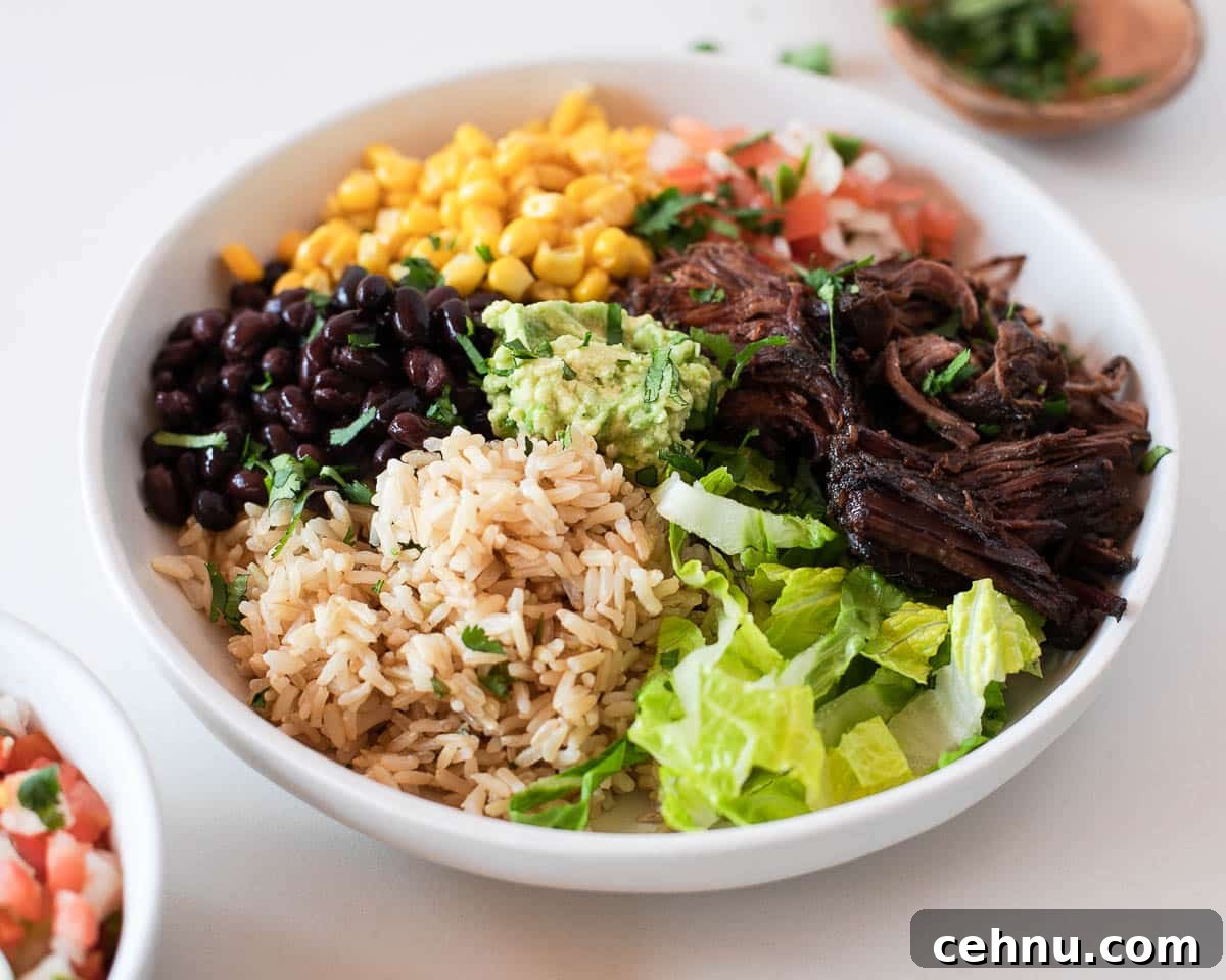 burrito bowl with instant pot brown rice