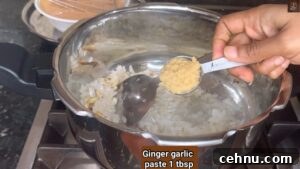 Pressure Cooker Vegetable Biryani Recipe 28 Add green chilli