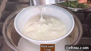 Pressure Cooker Vegetable Biryani Recipe 10 Add curd for biryani marination
