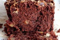 Chocolate Chip Banana Bread with Pears