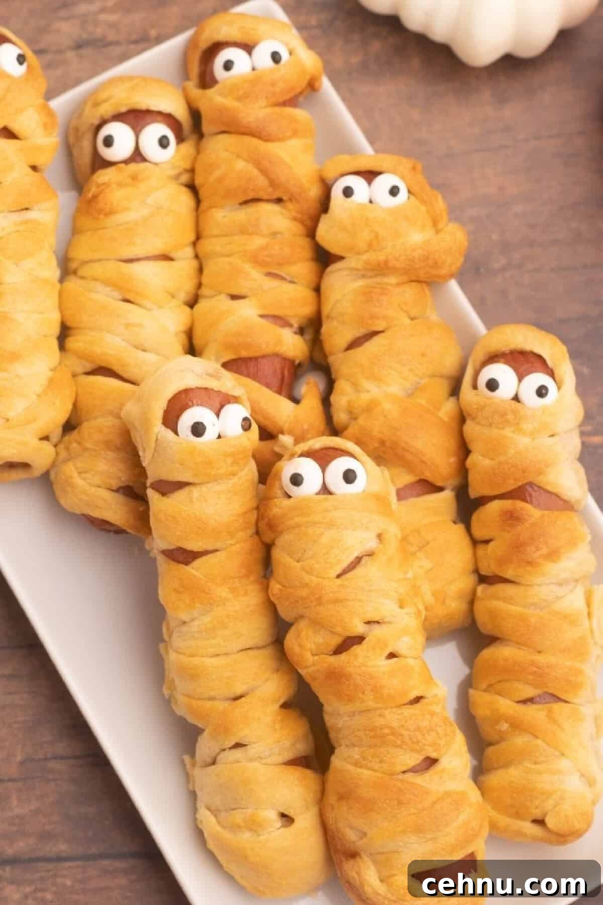 Air Fryer Mummy Hot Dogs: Halloween Appetizer Recipe 2 img 4847 1