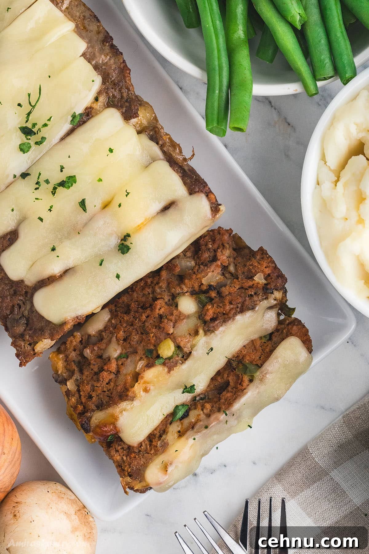 Philly Cheesesteak Meatloaf