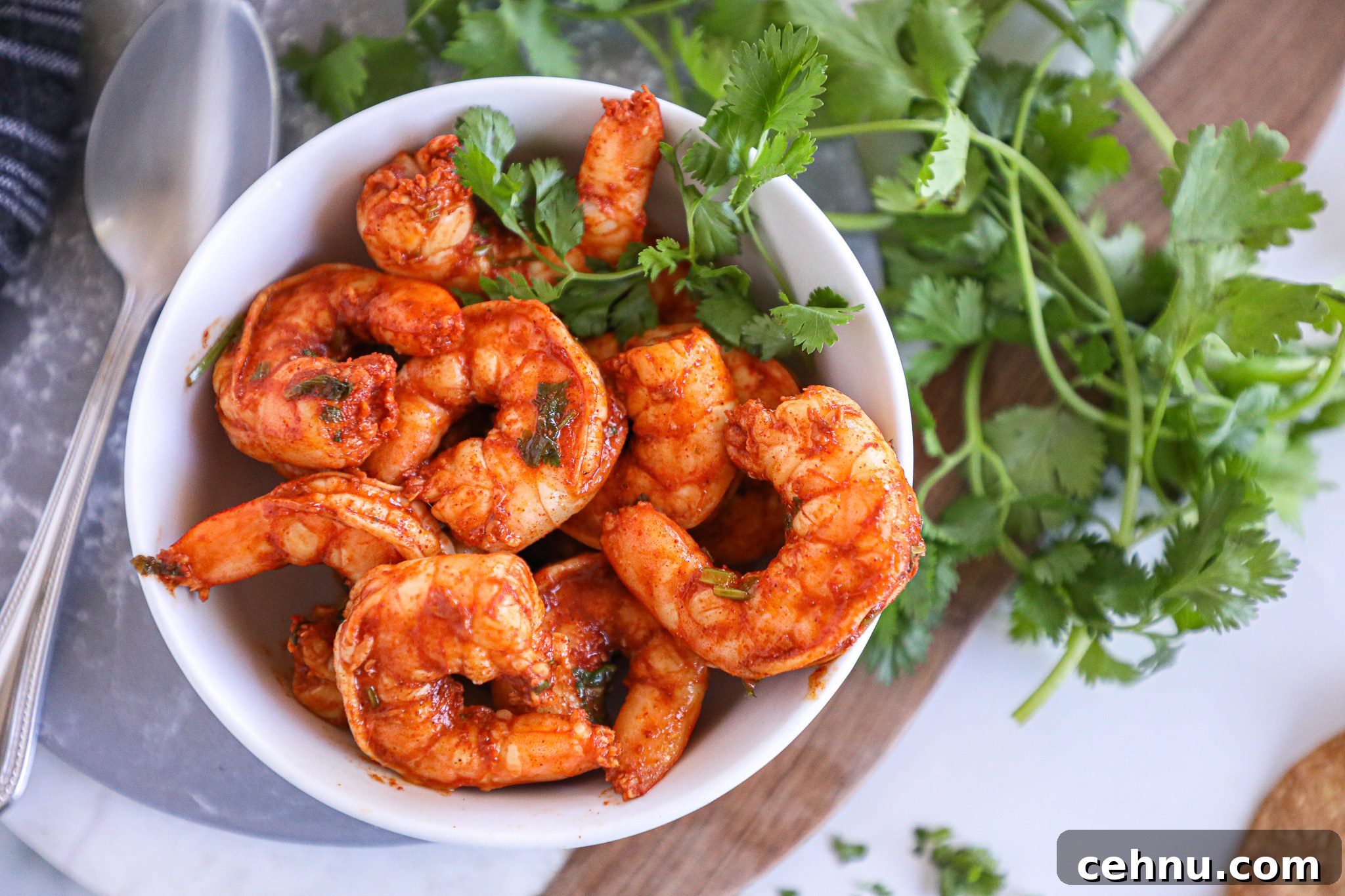 This chili lime shrimp is made with just a handful of ingredients and takes minutes to saute on the stove!You can put them on your tacos, salads, nachos or even eat them as is!