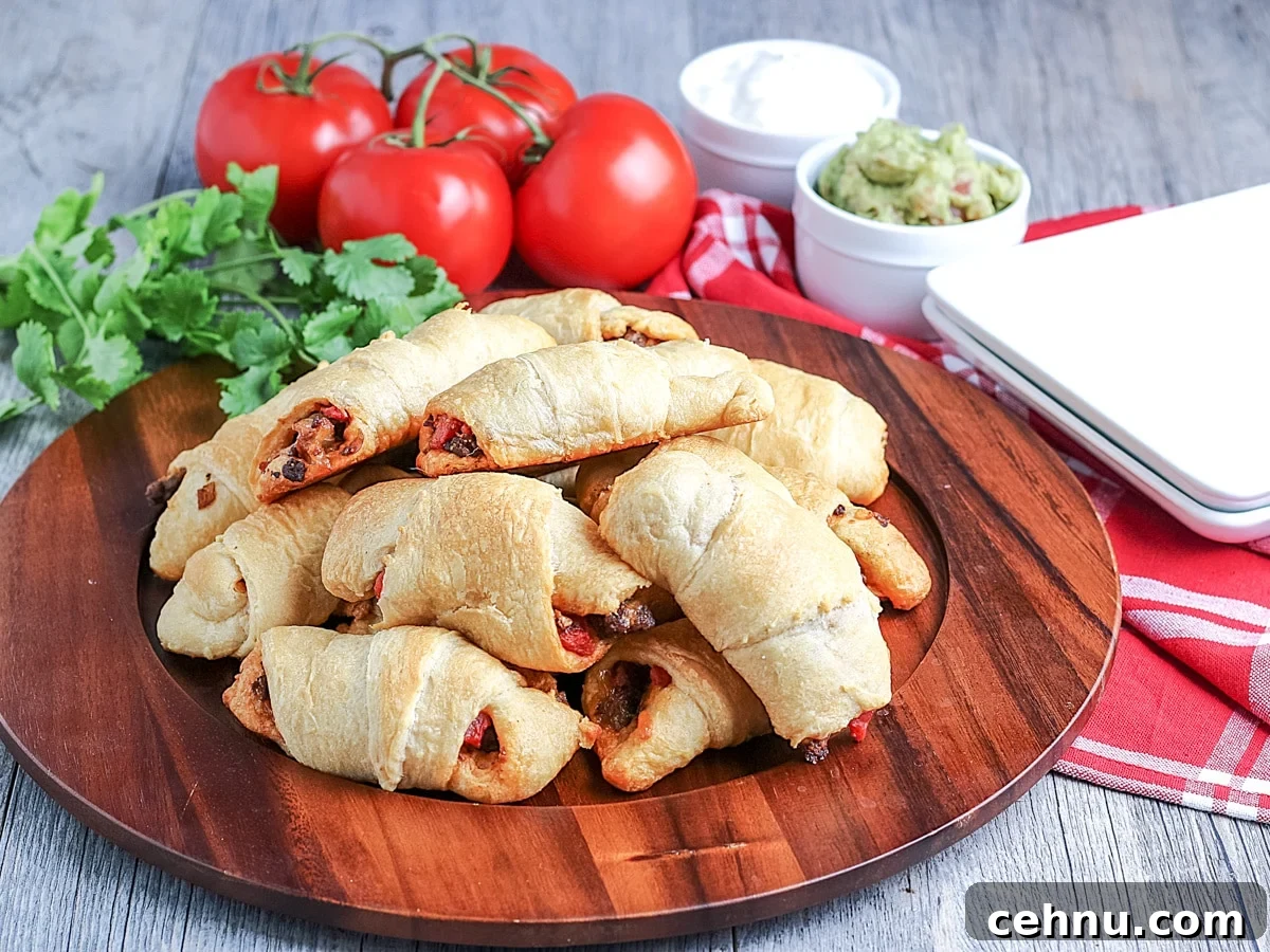 10 Ground Beef Recipes for Quick Weeknight Dinners 6 Empanadas on platter with plates and toppings next to them