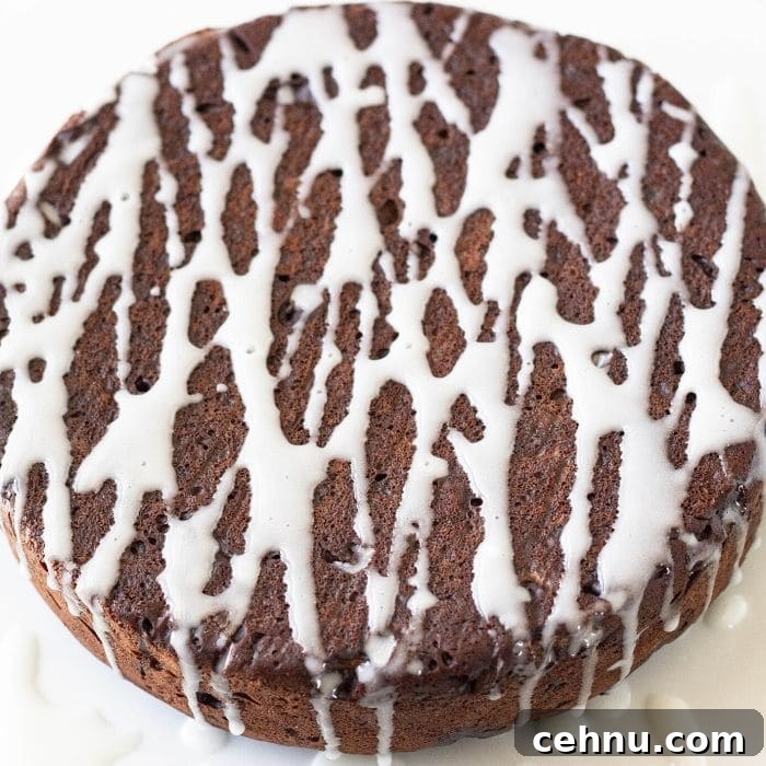 zucchini cake on white platter