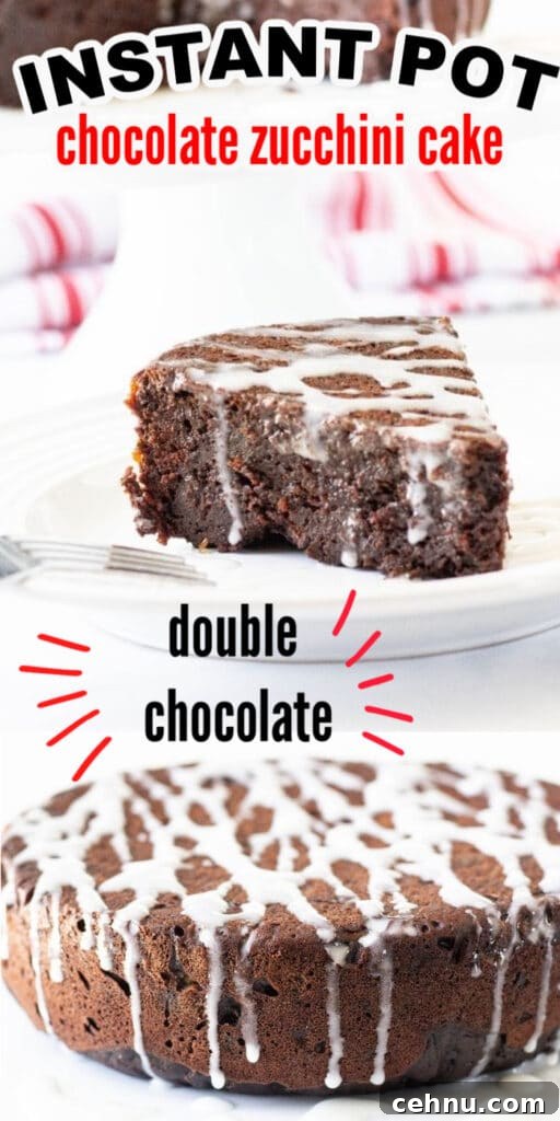 instant pot chocolate zucchini cake