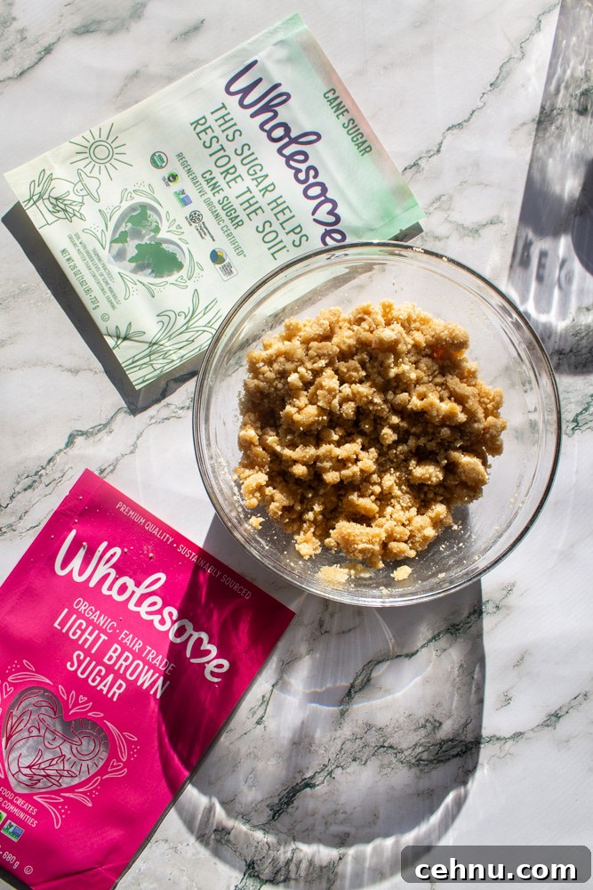 bakery style crumble topping
