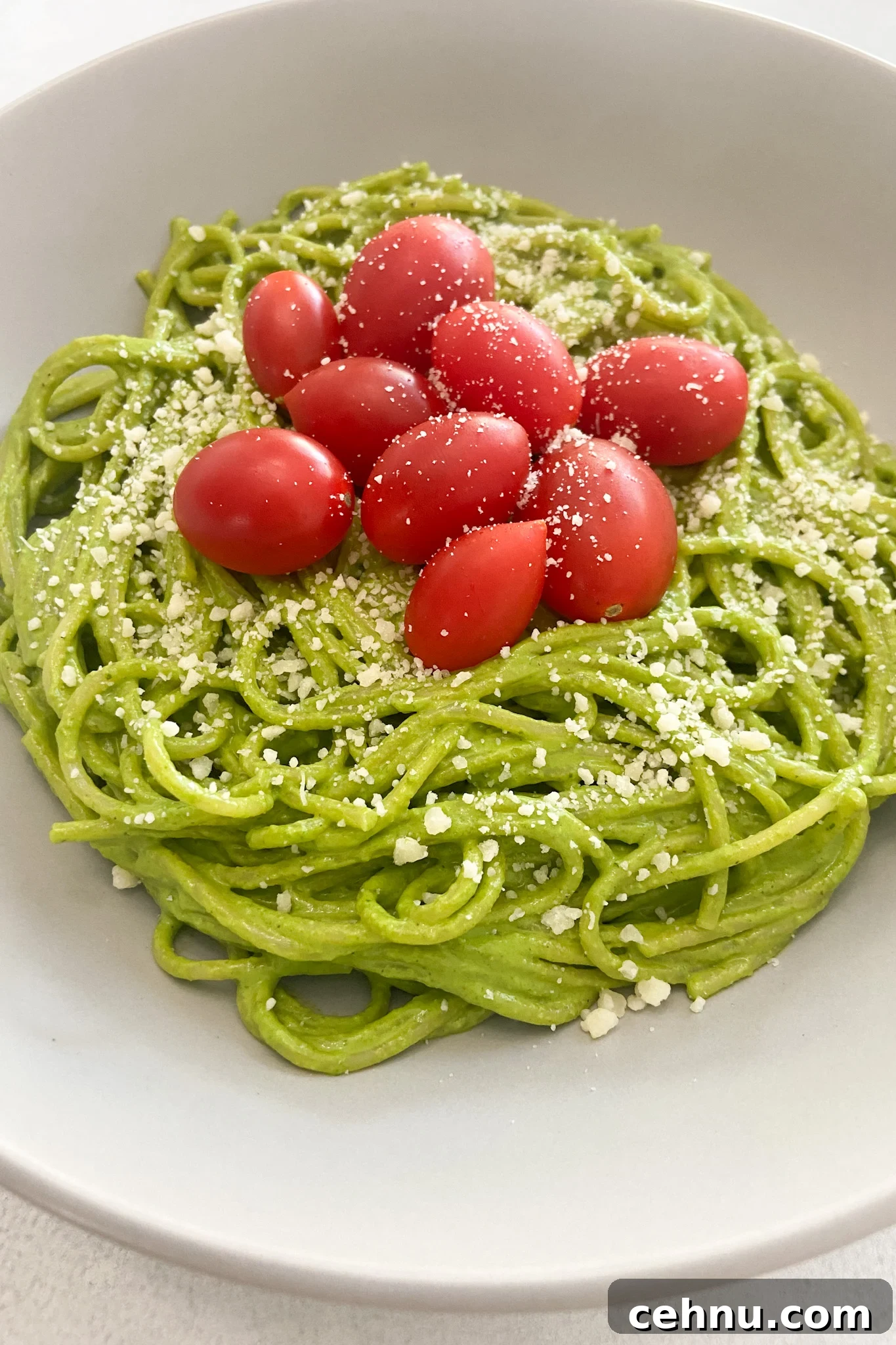 Hulk-Inspired Spinach Pesto Pasta Recipe 8 Spinach pesto with tomatoes
