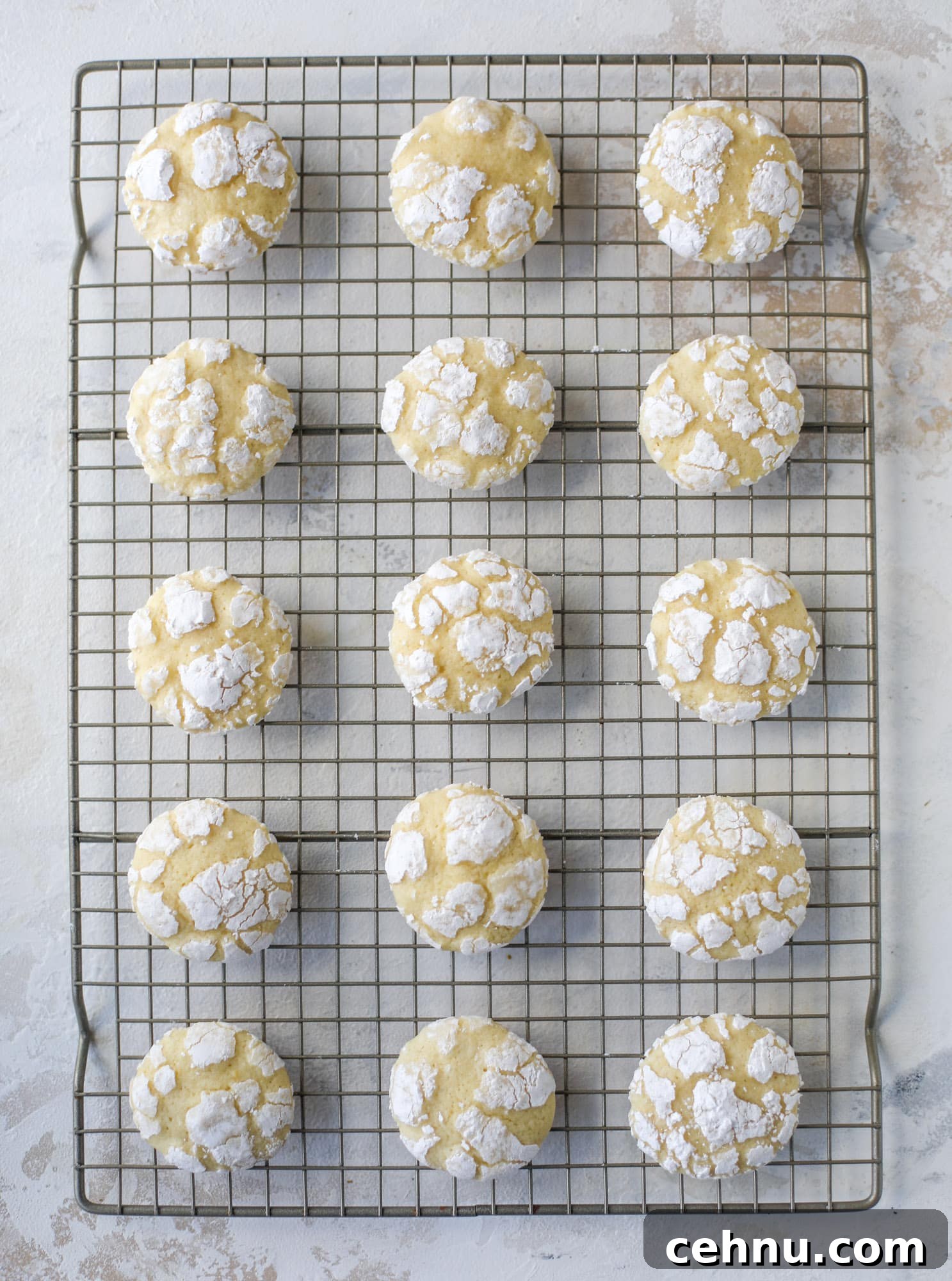 These lemon crinkle cookies are perfect if you love lemon desserts! They take after chocolate crinkle cookies, but are a delightful refreshing lemon flavor sprinkle with powdered sugar. These are always a huge hit!