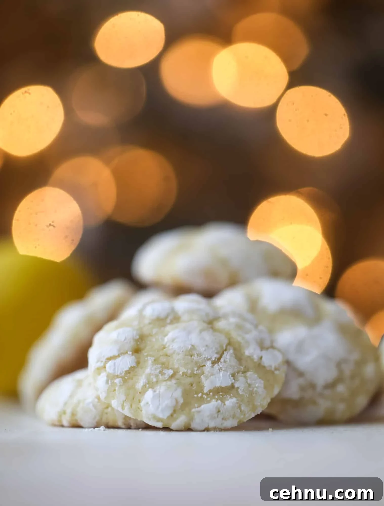 These lemon crinkle cookies are perfect if you love lemon desserts! They take after chocolate crinkle cookies, but are a delightful refreshing lemon flavor sprinkle with powdered sugar. These are always a huge hit!