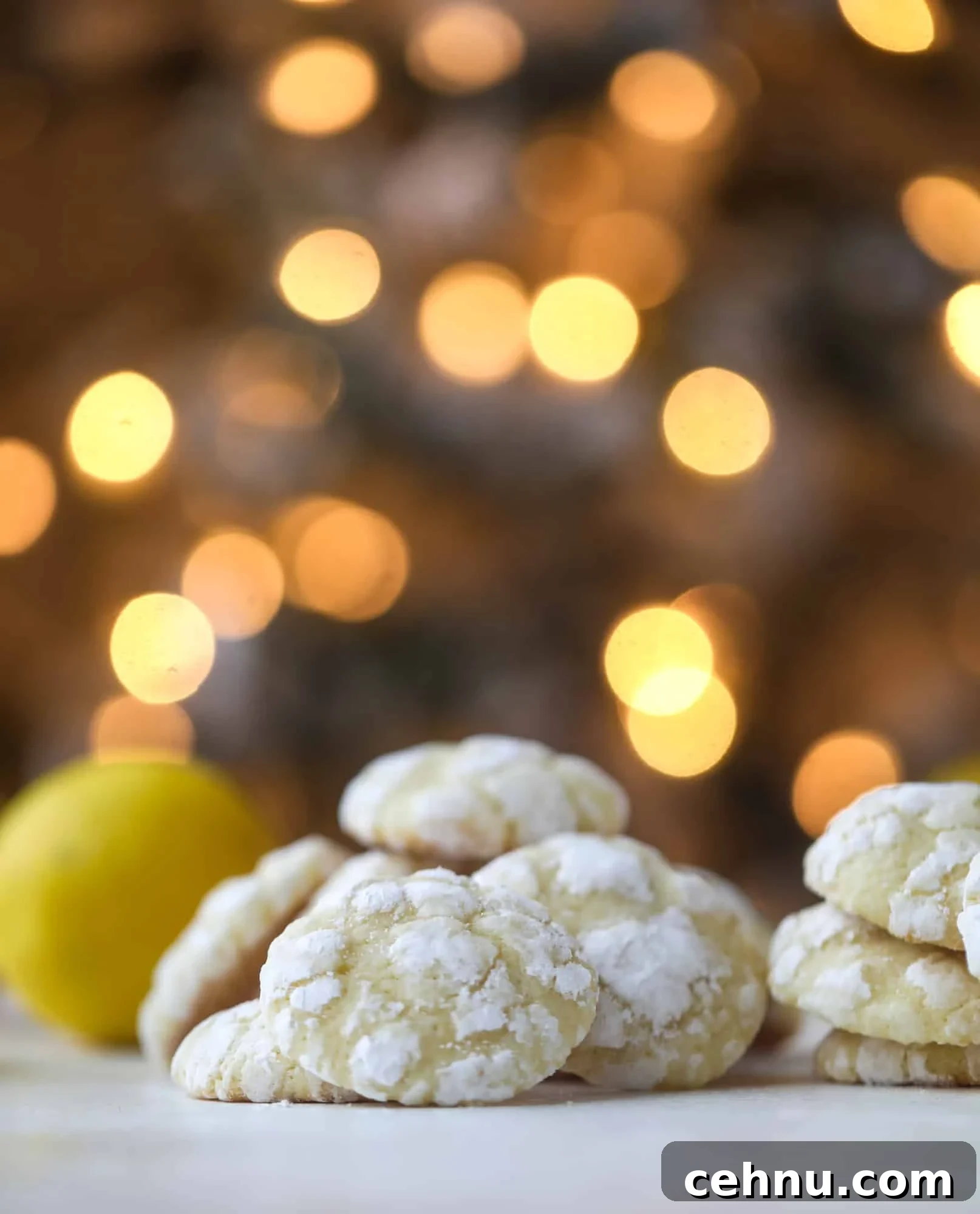These lemon crinkle cookies are perfect if you love lemon desserts! They take after chocolate crinkle cookies, but are a delightful refreshing lemon flavor sprinkle with powdered sugar. These are always a huge hit!