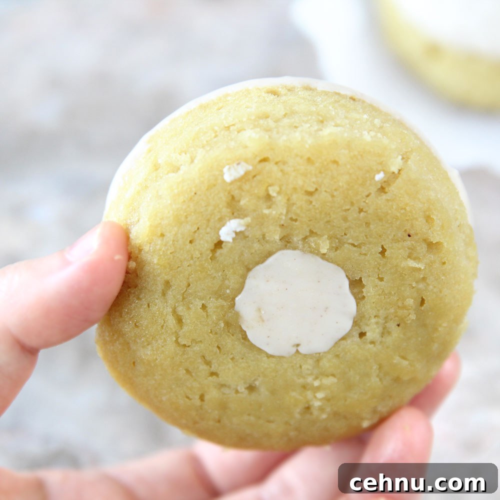 Baked Coconut Flour Mochi Donuts with Honey Filling 7 close up glazed donut