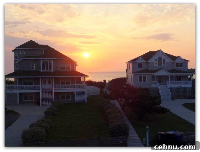Coastal landscape in Duck, NC