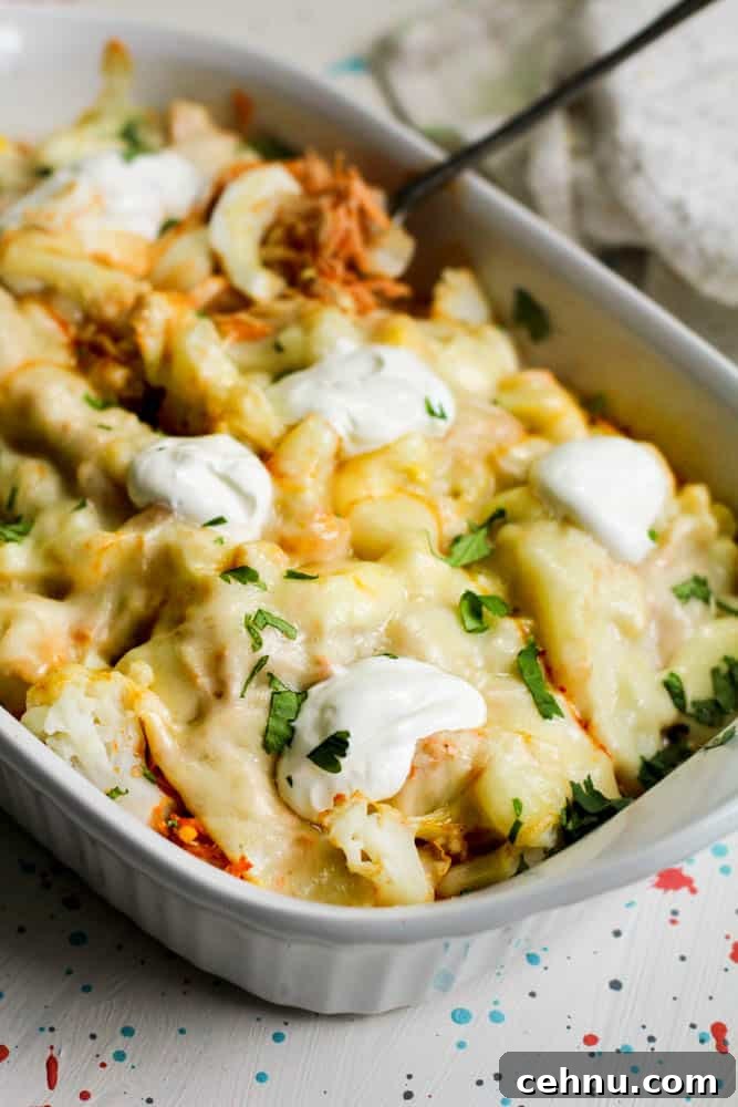 Keto Buffalo Chicken Casserole Recipe
