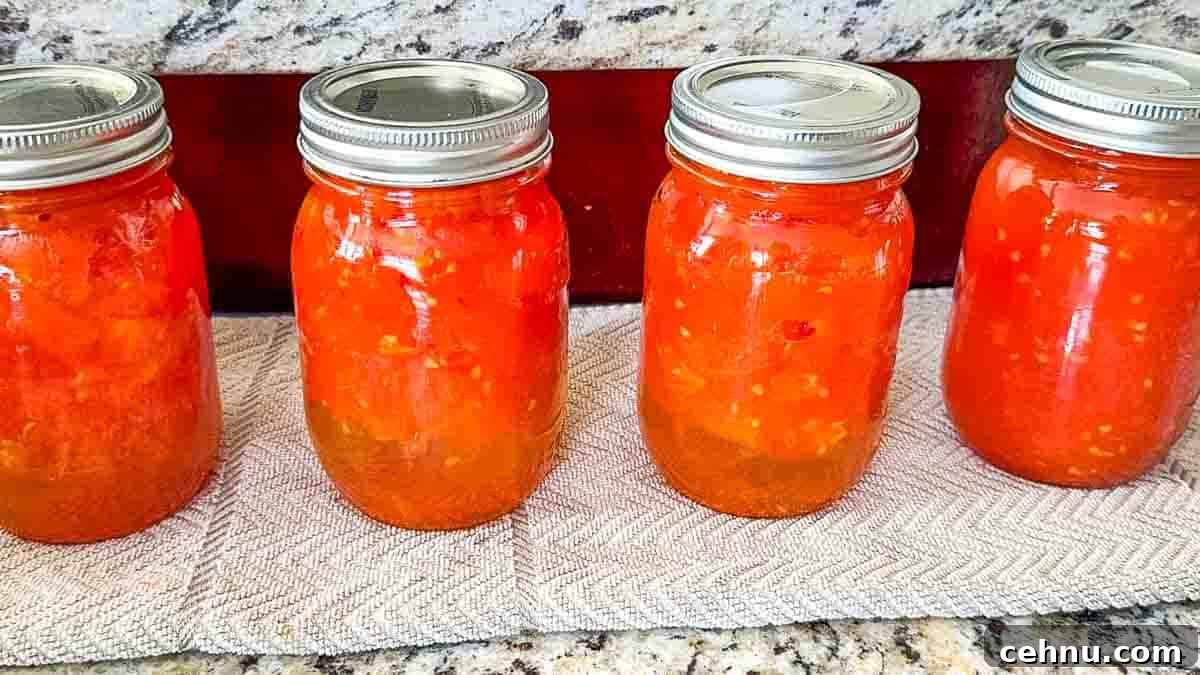 The jars on a towel on a kitchen counter, showing the jar with liquid on the bottom of each jar.