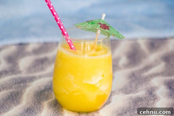 Pineapple Ice Slush