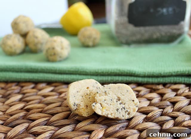 coconut lemon chia balls