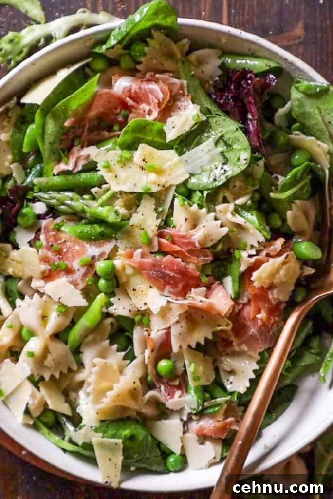 spring vegetable pasta salad