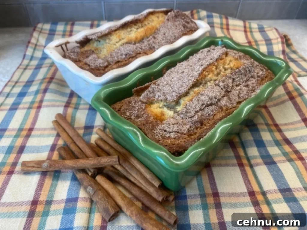baked cinnamon bread