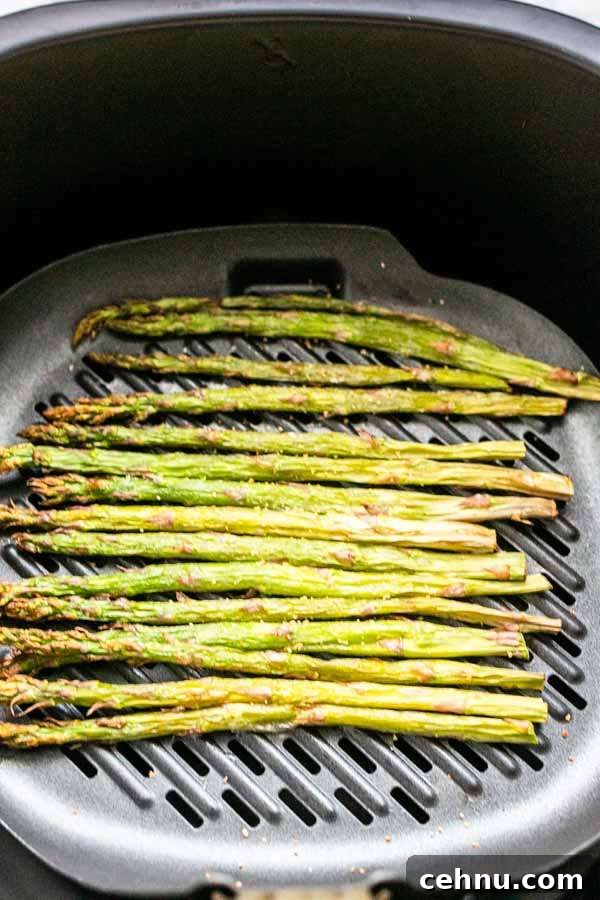 Reheating asparagus in a skillet