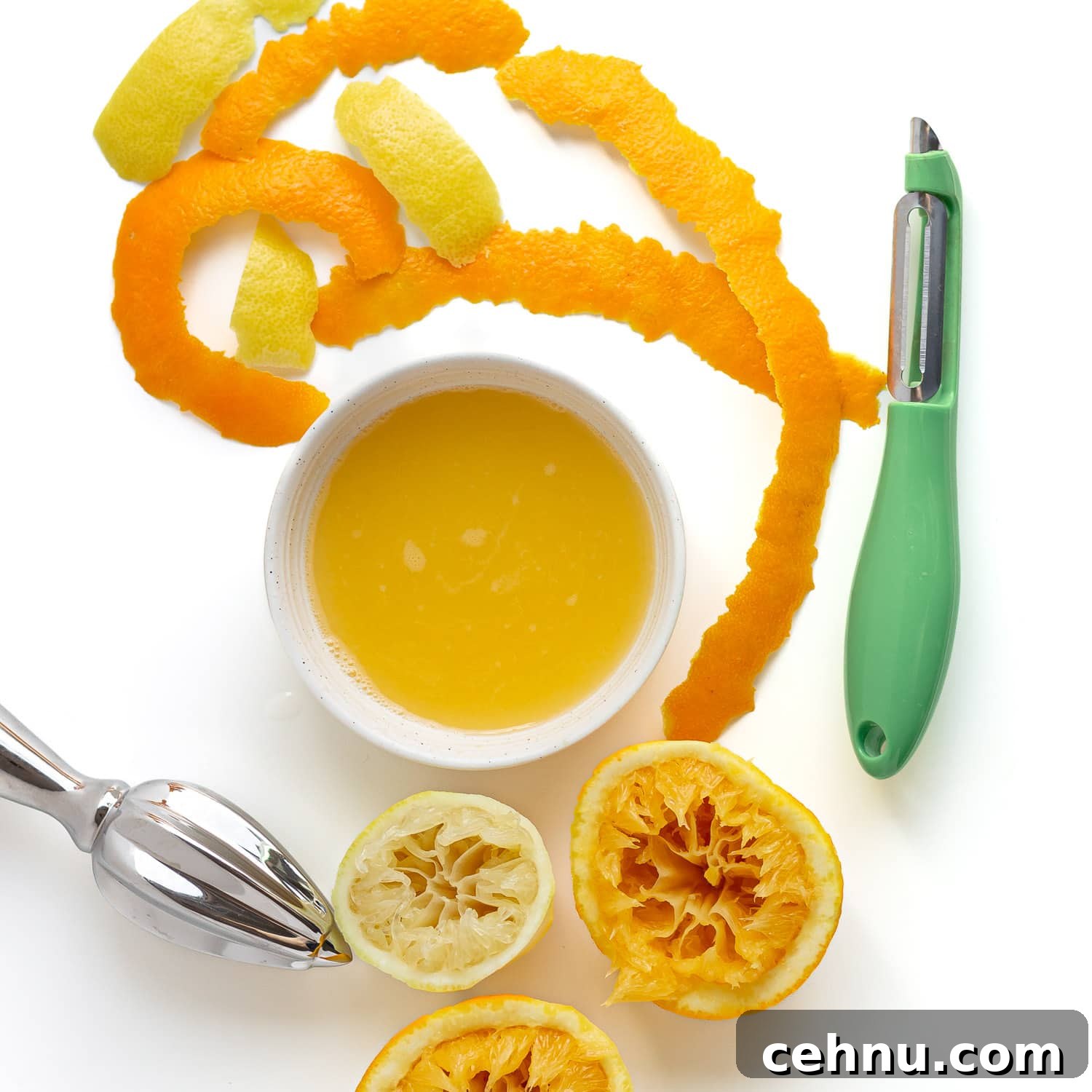 Glühwein: Traditional German Mulled Wine Recipe 5 Prepping lemon and orange for Gluhwein.
