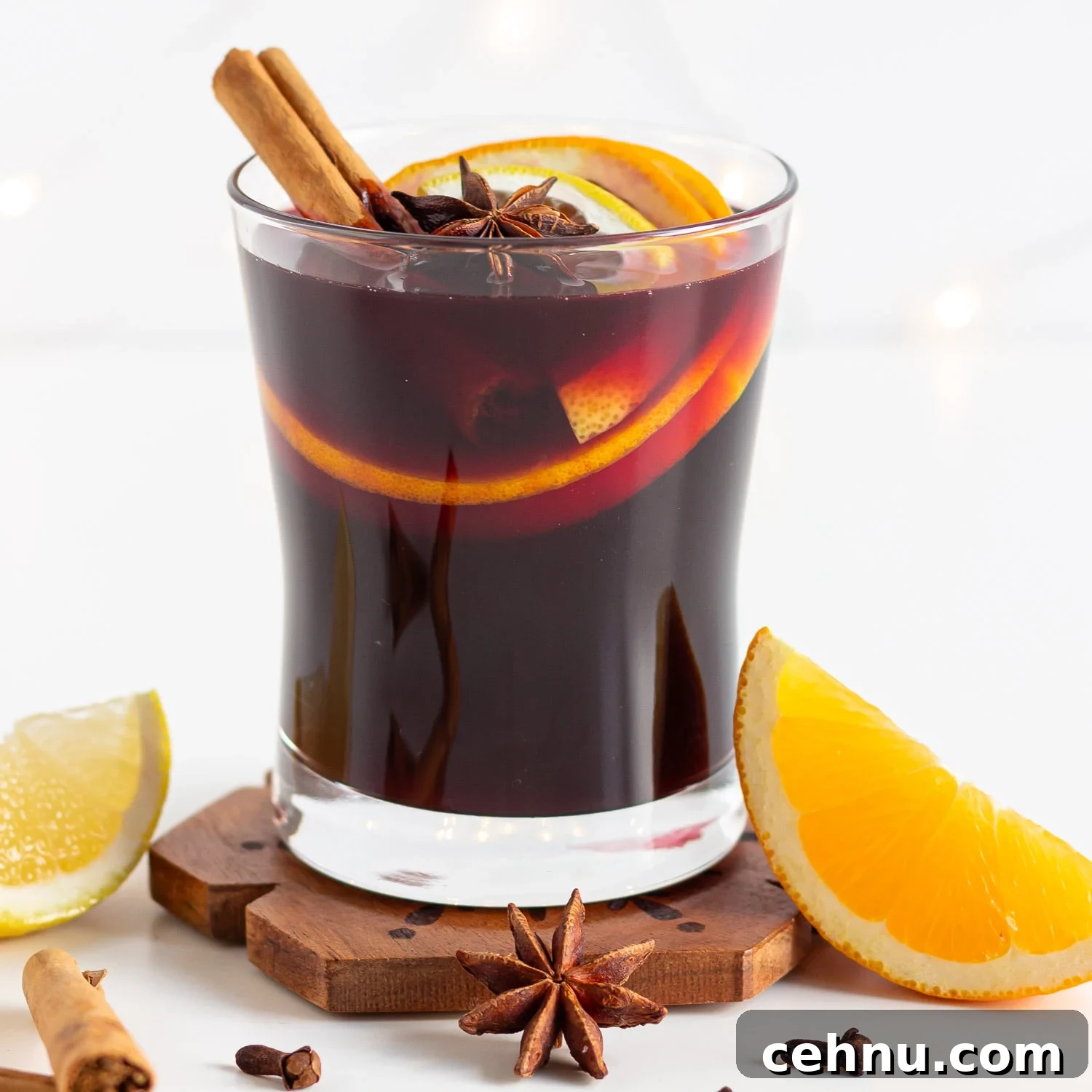 Glühwein: Traditional German Mulled Wine Recipe 8 Glass of German Gluhwein.