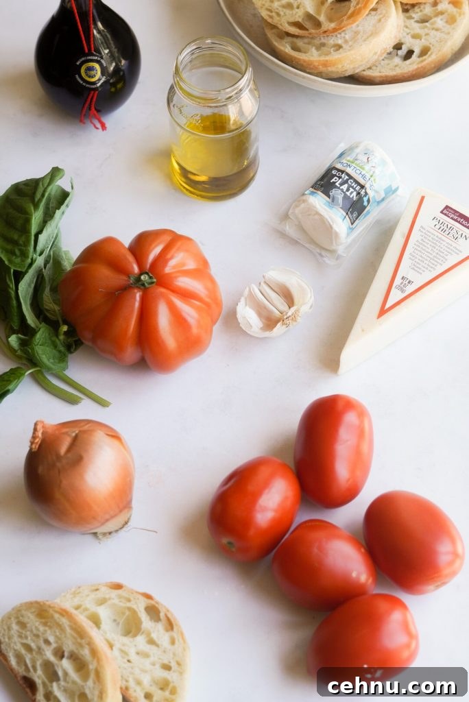 goat cheese bruschetta ingredients