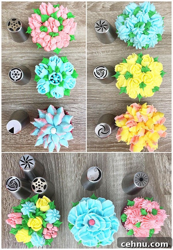 Russian Piping Tips Tutorial-Easy Guide and Cheat Sheet