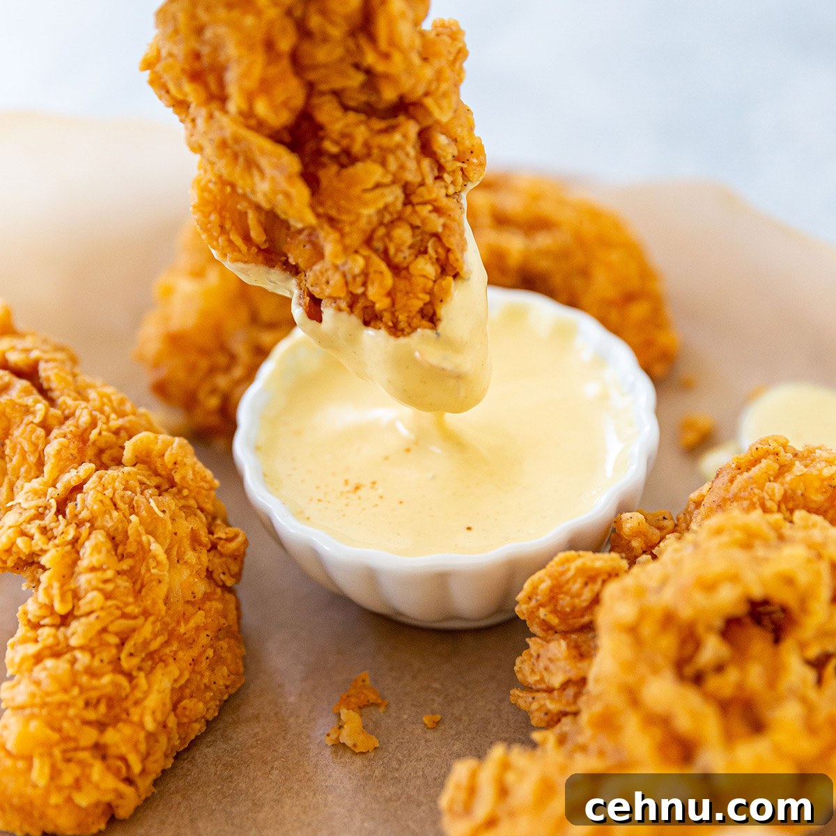 dijonnaise sauce with chicken fingers