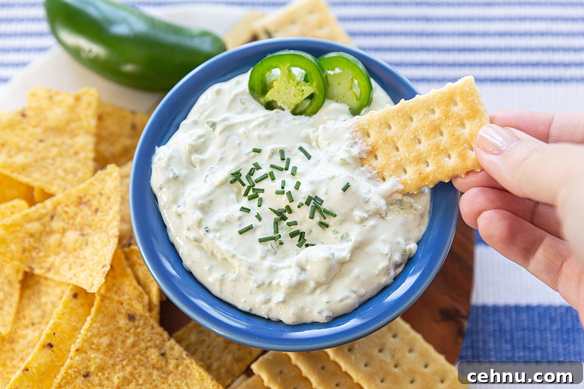 Jalapeño Cream Cheese Dip Recipe 5 jalapeno cream cheese dip