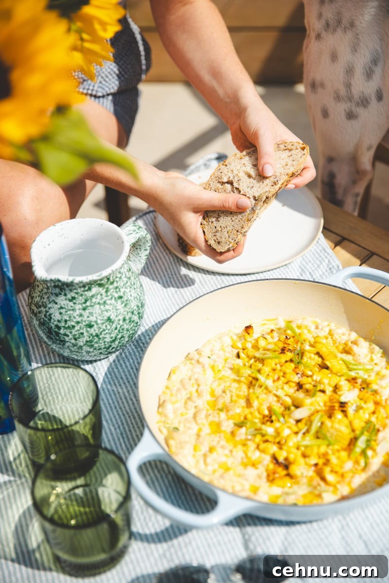 Creamy Corn and Beans Recipe 2 Creamed Corn Beans - Georgie Eats
