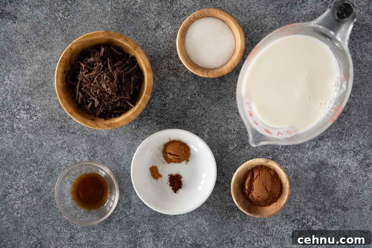How to Make Authentic Mexican Hot Chocolate 3 Ingredients for Mexican Hot Chocolate.