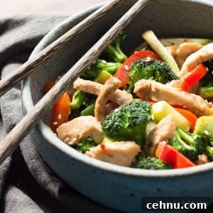 An easy pork stir fry recipe that is low carb, keto and healthy.