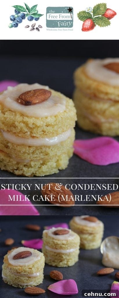 Homemade Condensed Milk Recipe and Marlenka Cake 4 sticky nut & condensedmilk cake (marlenka)