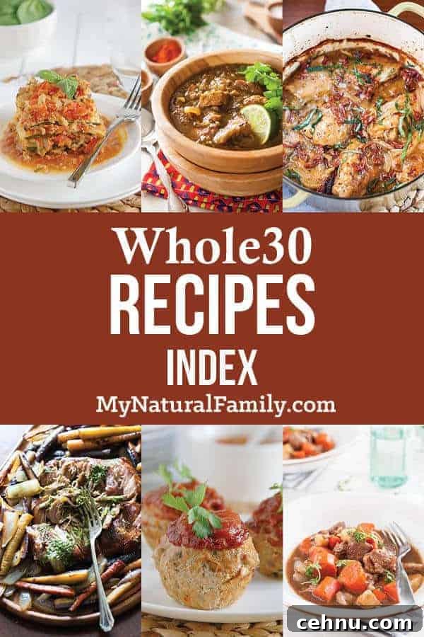 Whole 30 Recipes Index