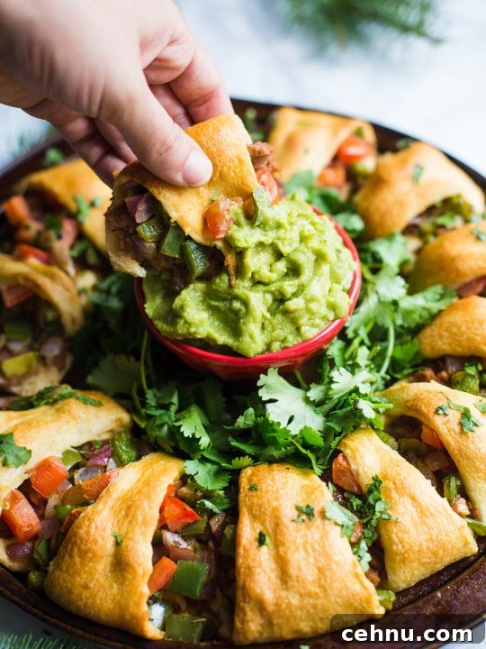 Holiday Wreath Taco Ring