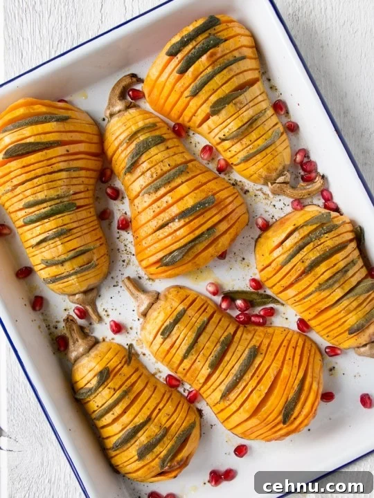 Hasselback Butternut Squash