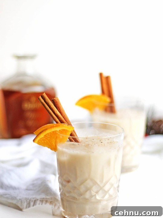 Orange spice vegan coquito