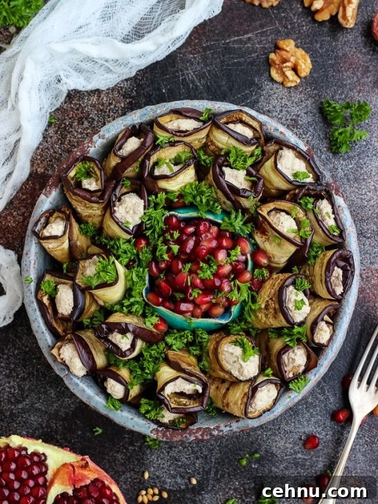 Georgian Eggplant Rolls