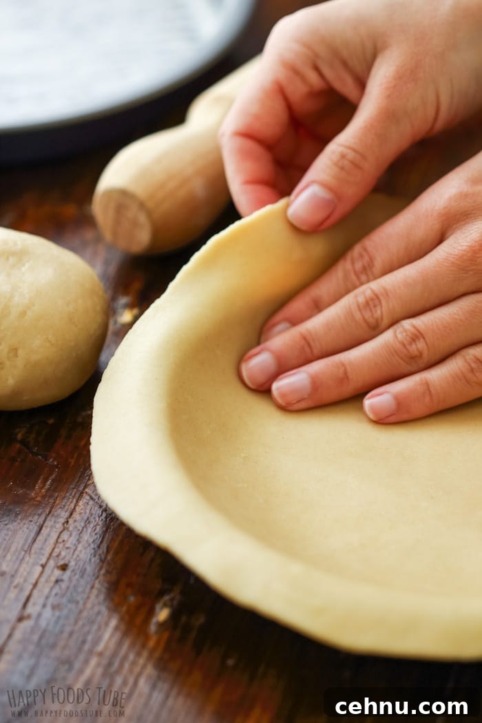 Step by step how to make Spinach and Cheddar Quiche 1